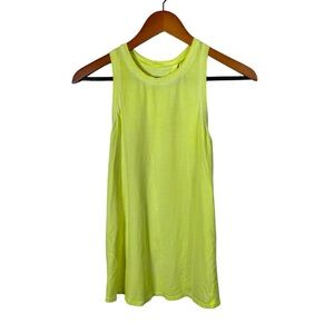 ❗️Lululemon All Tied Up Tank Top Highlighter Yellow Size 8 Tie Back Athletic